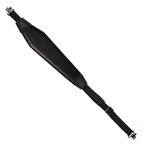 GROVTEC OBSIDIAN BLACK FAUX LEATHER SLING WITH SWIVELS - SKU: GTSL67