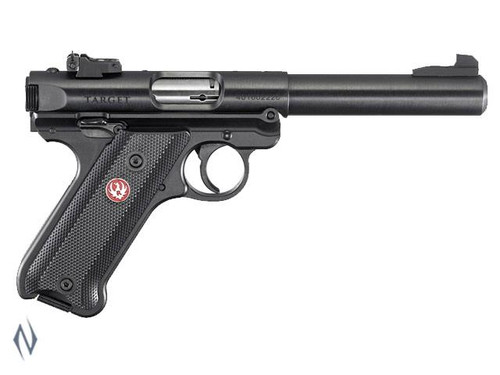 RUGER MKIV 22LR TARGET BLUED 140MM - SKU: MKIV512