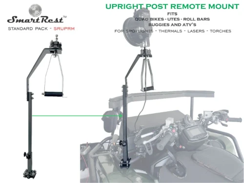 SMARTREST Upright Post Remote Light/Thermal Mount - SKU: SRUPRM