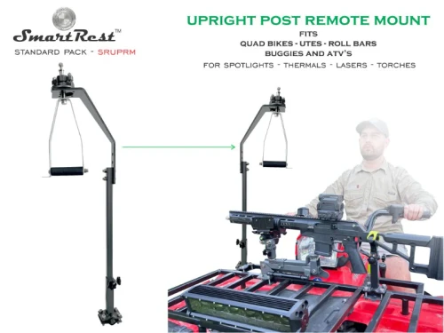 SMARTREST Upright Post Remote Light/Thermal Mount - SKU: SRUPRM