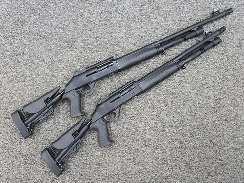 SULUN ARMS TACSORAS LEVER SHOTGUN, 12GA M4 STOCK 24IN BARREL 5+1 CAPACITY, FIXED STOCK, BLACK - SKU: SULUN-TACSORAS-24-BLKM4