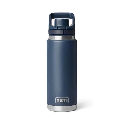 YETI RAMBLER R26 FLIP CHUG BOTTLE NAVY SKU: 21071507032