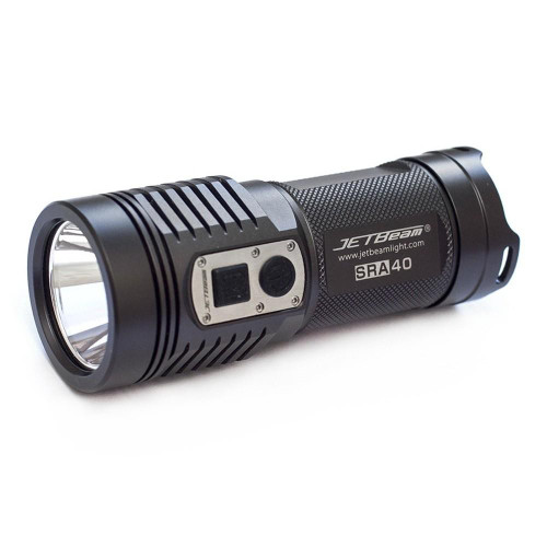 JET BEAM SRA40 RECHARGEABLE LED TORCH W/BATTERIES - 960 LUMENS - SKU: SRA40