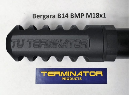 TU TERMINATOR MUZZLE BRAKE - Thread: MX17X1 - SKU: TUM17X1