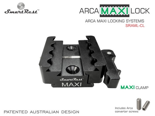 SMARTREST Arca MAXI Lock - Clamp - MAXI + Arca + Picatinny clamp - SKU: SRAML-CL
