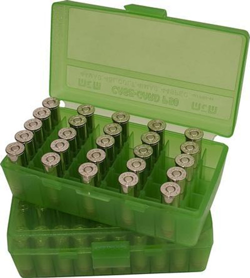 MTM - AMMO BOX 50RD FLIP TOP 44-45LC - SKU: P50-44-16