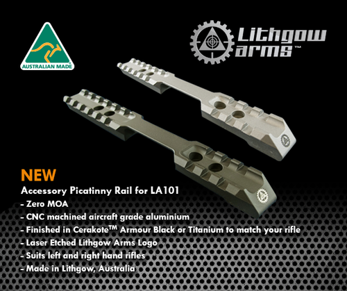 LITHGOW ARMS - LA101 Titanium Rail - SKU: 38209-1GY1