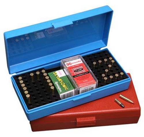 MTM - 200 RD 22 LR AMMO BOX BLUE - SKU: SB-200-20