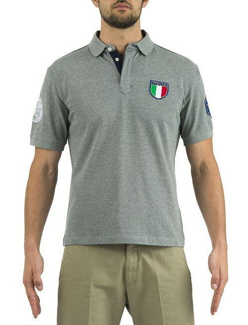 Uniform Pro Polo ITALIA Grey 3XL - SKU: MT23-7102-0905/3XL - Size: 3XL