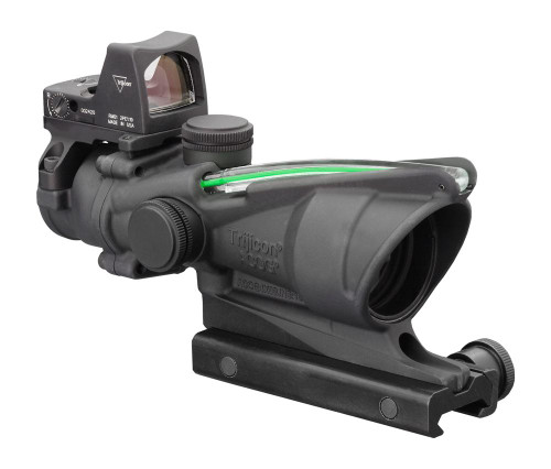 Trijicon ACOG 4x32 Green Xhair/RMR Red Dot - SKU: TA31RMR-G