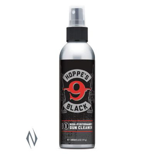 HOPPES BLACK SOLVENT 6OZ - SKU: HPHBC6