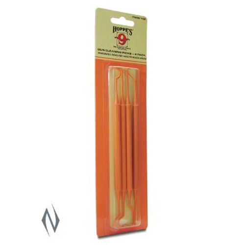 HOPPES GUN CLEANING PICKS 4 PK - SKU: HPT02