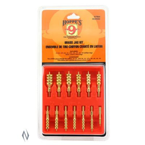 HOPPES DELUXE JAG KIT ORANGE 13 PCE 17 - 50 CAL - SKU: HPJKI