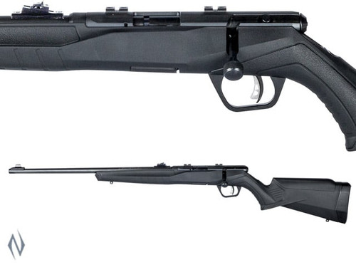 SAVAGE B22LR F BLUED SYNTHETIC 10 SHOT WITH SIGHTS LEFT - SKU: B22FL