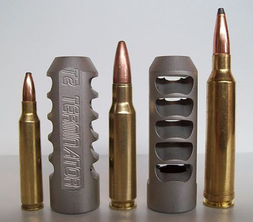 T2 Terminator Muzzle Brake - Thread: 9/16x28