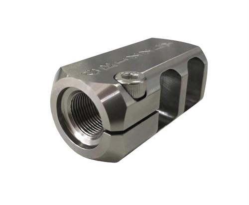 GRIZZLY - COMPACT MUZZLE BRAKE STAINLESS - THREAD: M14X1P - SKU: GTACSCOMM14