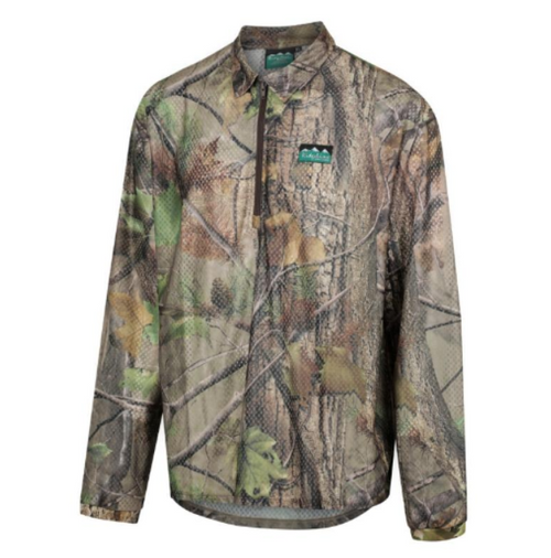 Ridgeline SABLE AIRFLOW L/S ZIP TOP NATURE GREEN 2XL - SKU: RLCLSSANG5