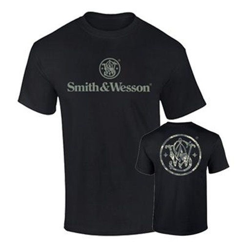 S&W Black Camo Tee - XL - SKU: SWC-3002099