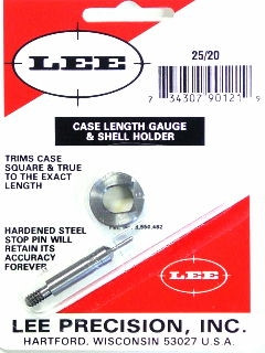 Lee 25-20 Winchester Case Length Gauge - SKU: 90121