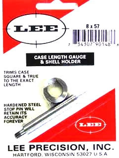 Lee 8x57 JS Mauser Case Length Gauge - SKU: 90148