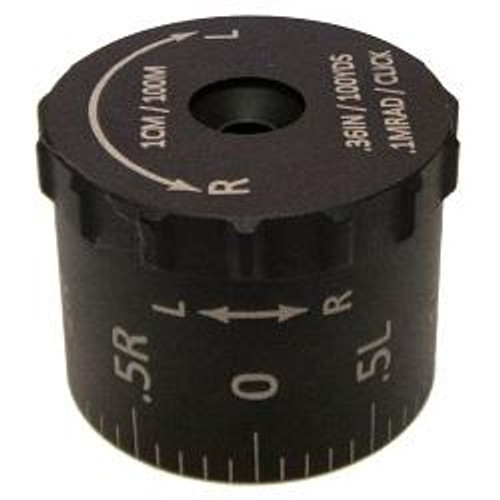 Sightron SIII8-32 and SIII6-24 Tactical Windage Knob .1MIL 2.5L-2.5R - SKU: SI-75004