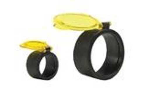 Quake 270 Degree Bushwacker Optics Covers see Thru Yellow Size 7 (55.9-62.2mm) - SKU: 12272-2