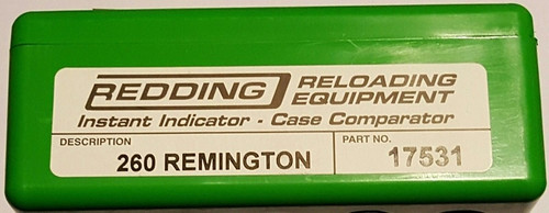 Redding 260 Remington Instant Indicator w/o Dial Indicator - SKU: 17531