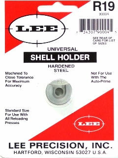LEE R19 Shellholder - 38 SUPER, 9MM - SKU: 90004