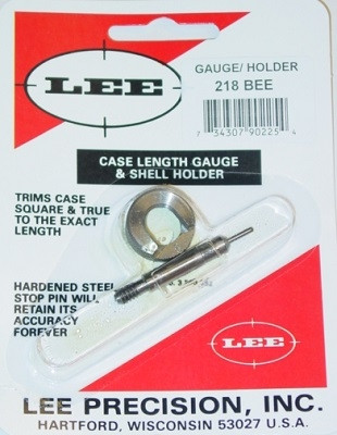 Lee 218 Bee Case Length Gauge - SKU: 90225