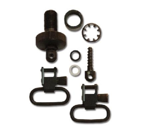 Grovtec Mossberg 500 12 Gauge Swivel Set 1 inch Loops Black-Oxide Finish - SKU: GTSW37