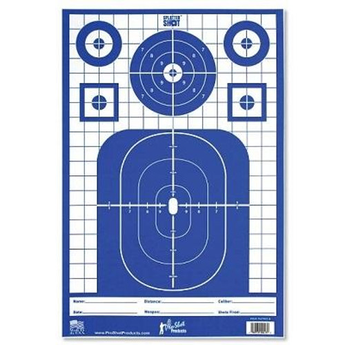 ProShot Tactical Precision Heavy Tag Paper Target - SKU: TACPREC-B-8PK