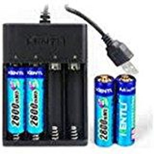 4 batteries PH5 +charger CHU4 - SKU: CHU4-4