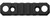 GROVTEC PICATINNY RAIL 3.1 INCH 5-SLOT PUSH BUTTON BASES