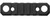 GROVTEC PICATINNY RAIL 3.1IN 5-SLOT PUSH BUTTON BASES - SKU: GTSW231