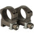 NIGHTFORCE XTRM 1in Medium 34mm Ultralite 6 Screw Dark Earth Ring Set - SKU: A679