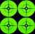 BIRCHWOOD CASEY TargetSpots Green 3IN - 10 Sheets - SKU: BC-33933