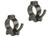 TALLEY 30MM LOW QUICK DETACH RINGS LEVER LOCK (BASE RQD) - SKU: 600003L