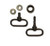 Grovtec Pumps and Auto Shotguns Swivel Set 1 inch Loop Black-Oxide Finish - SKU: GTSW20