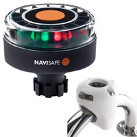 Navisafe Navilight Tricolor 2NM w/Navibolt Base & Rail Mount - White
