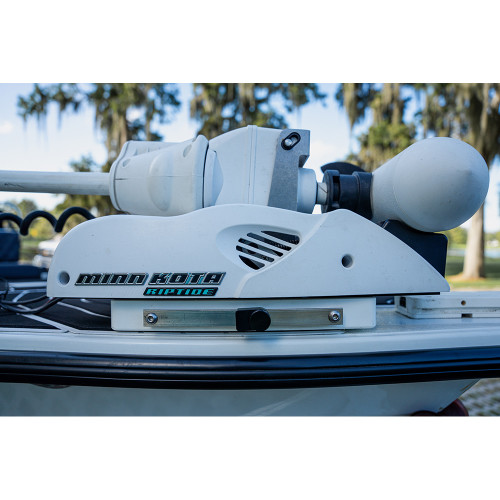 Secure Outdoors Elite Lock - Single - Minn Kota QRB - Silver