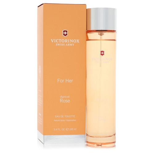 Swiss Army for Her Apricot Rose by Swiss Army Eau De Toilette Spray 3.4 oz for Women