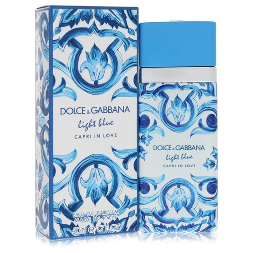 Light Blue Capri in Love by Dolce & Gabbana Eau De Parfum Spray 1.7 oz for Women