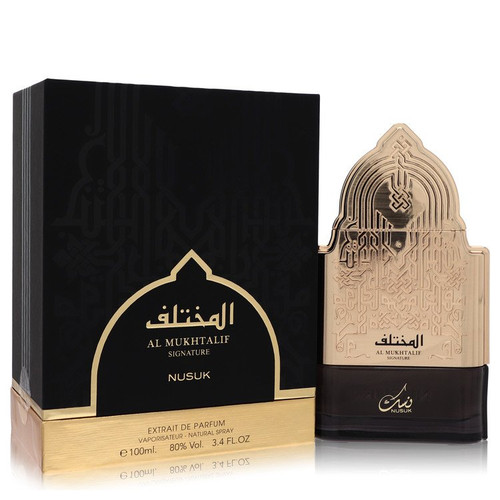 Nusuk Al Mukhtalif Signature by Nusuk Extrait De Parfum Spray (Unisex) 3.4 oz for Men
