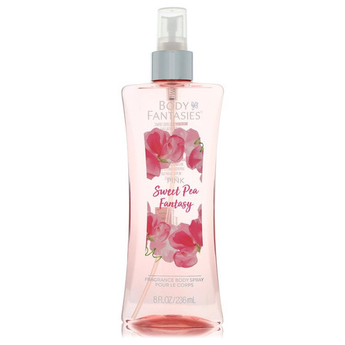 Body Fantasies Signature Pink Sweet Pea Fantasy by Parfums De Coeur Body Spray 8 oz for Women