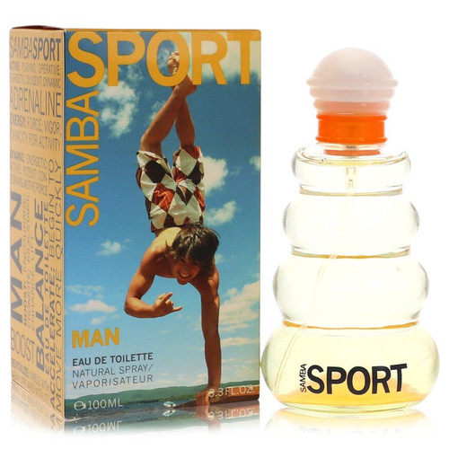 Samba Sport by Perfumers Workshop Eau De Toilette Spray 3.3 oz for Men