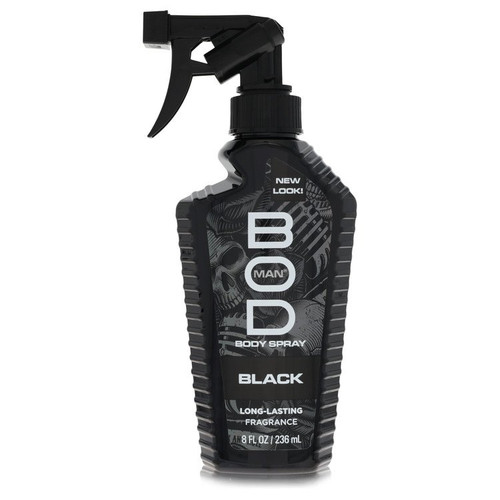 Bod Man Black by Parfums De Coeur Body Spray 8 oz for Men