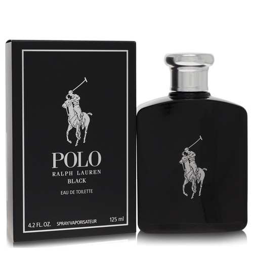 Polo Black by Ralph Lauren Eau De Toilette Spray 4.2 oz for Men