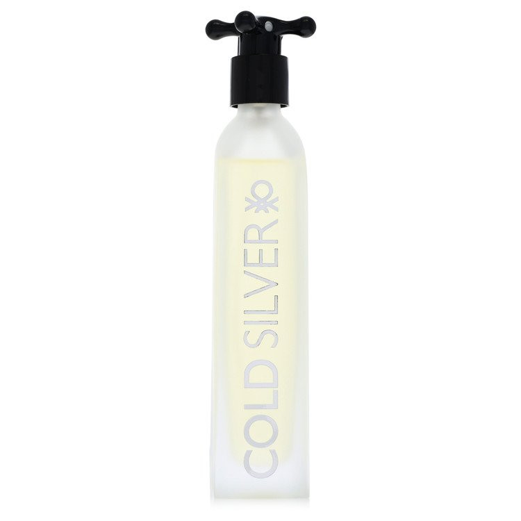 Cold Silver by Benetton Eau De Toilette Spray (Unboxed) 3.3 oz for Men