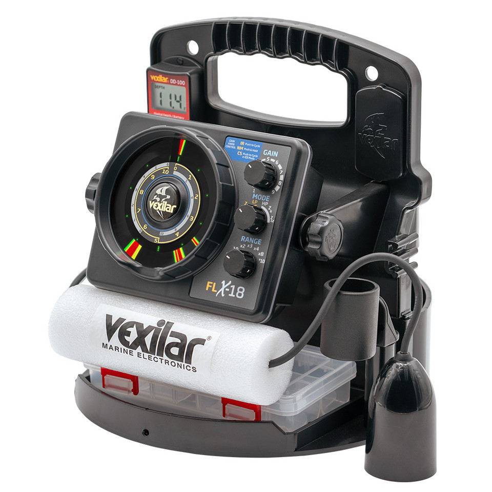 Vexilar FLX-18 Pro Pack II Fishing System w/12 Degree Ice-Ducer & DD-100