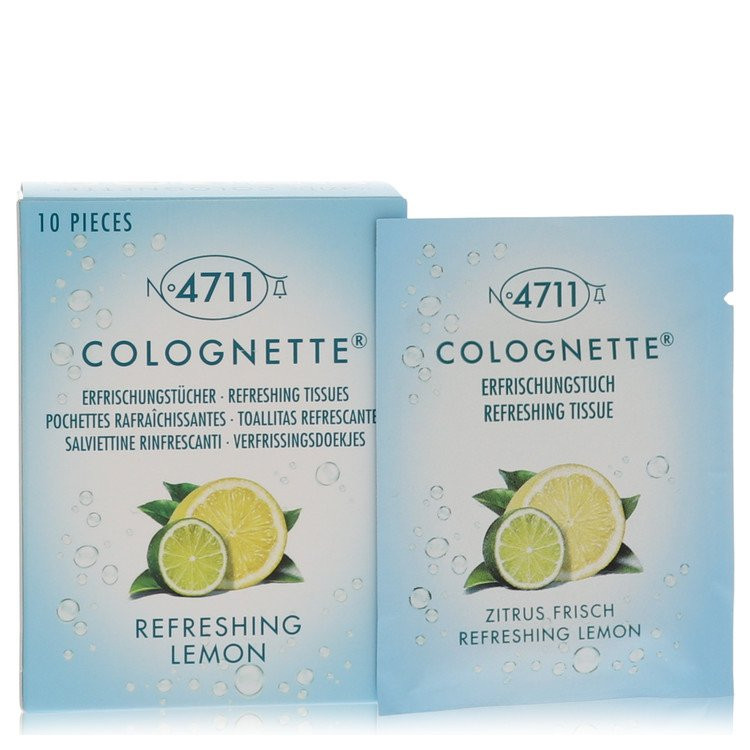 4711 Colognette Refreshing Lemon by 4711 Box Of 10 Refreshing Tissues -- for Men
